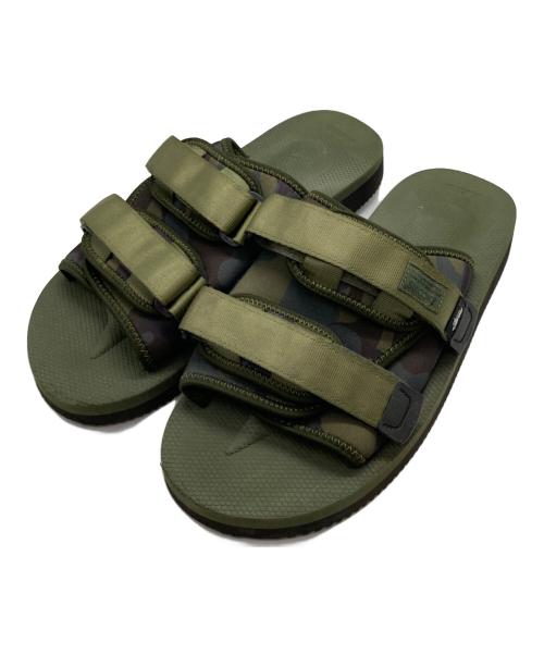 stussy（ステューシー）stussy (ステューシー) suicoke (スイコック) MOTO STUサンダル カーキ サイズ:27の古着・服飾アイテム