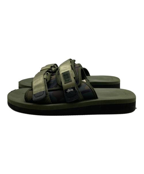 stussy（ステューシー）stussy (ステューシー) suicoke (スイコック) MOTO STUサンダル カーキ サイズ:27の古着・服飾アイテム