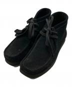 CLARKSクラークス）の古着「ワラビーブーツ」｜ブラック