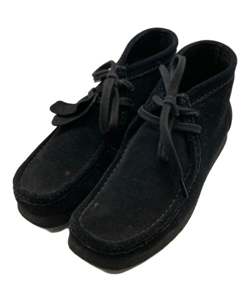CLARKS（クラークス）CLARKS (クラークス) ワラビーブーツ ブラック サイズ:25.5の古着・服飾アイテム