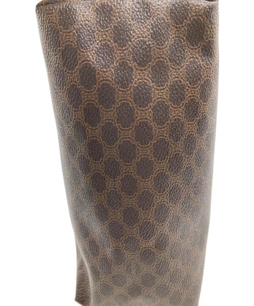 CELINE（セリーヌ）CELINE (セリーヌ) マカダム ポーチ ブラウンの古着・服飾アイテム