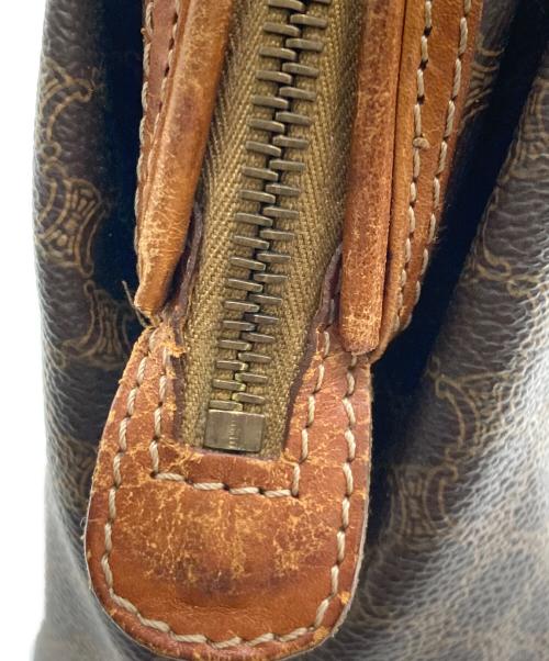 CELINE（セリーヌ）CELINE (セリーヌ) マカダム ポーチ ブラウンの古着・服飾アイテム