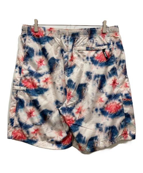 stussy（ステューシー）stussy (ステューシー) Tie Dye Sport Shorts ホワイト×ブルー サイズ:SIZE XLの古着・服飾アイテム