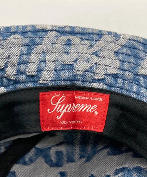 SUPREME（シュプリーム）Supreme (シュプリーム) 22SS Fat Tip Jacquard Denim Crusher インディゴの古着・服飾アイテム