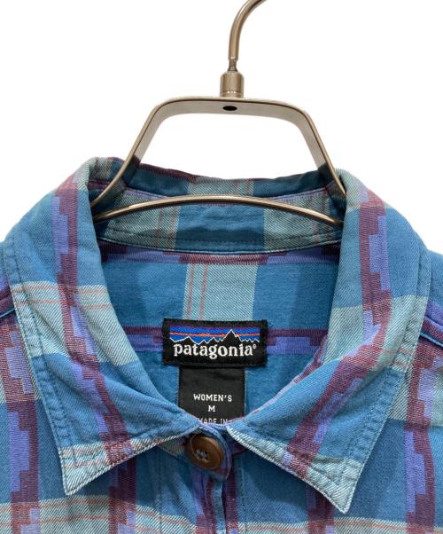 Patagonia（パタゴニア）Patagonia (パタゴニア) マルチパターンシャツ ブルー サイズ:SIZE WOMEN'S Mの古着・服飾アイテム