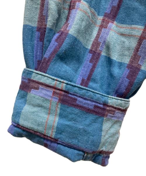 Patagonia（パタゴニア）Patagonia (パタゴニア) マルチパターンシャツ ブルー サイズ:SIZE WOMEN'S Mの古着・服飾アイテム