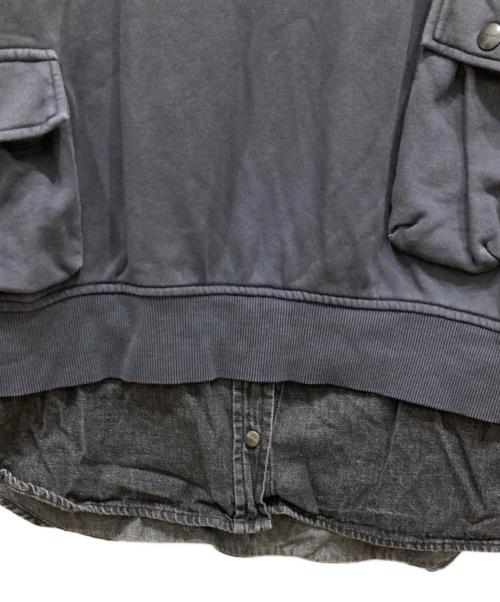 DIESEL（ディーゼル）DIESEL (ディーゼル) マルチポケットパーカーワンピース ブラック サイズ:SIZE XSの古着・服飾アイテム
