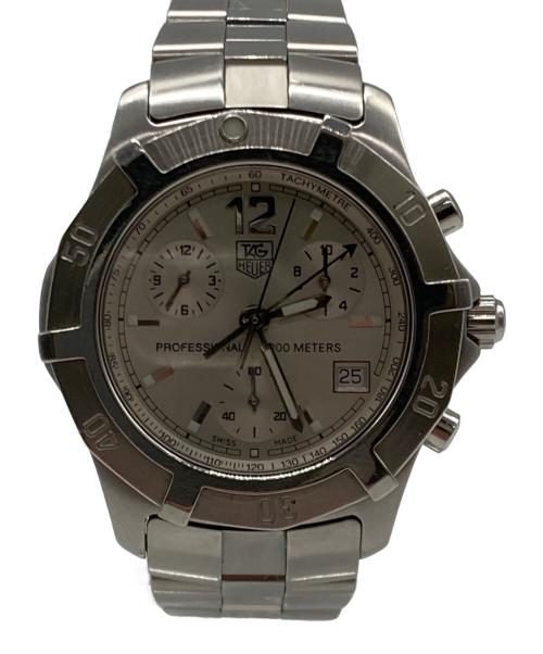 TAG Heuer（タグ・ホイヤー）TAG HEUER (タグホイヤー) エクスクルーシブデイト クロノグラフ シルバーの古着・服飾アイテム