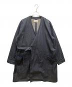 JOHNBULLジョンブル）の古着「デニムタイロッケンコート」｜インディゴ