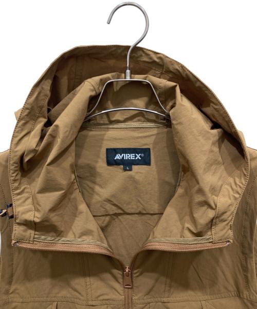 AVIREX（アヴィレックス）AVIREX (アヴィレックス) STRETCH ECWCS TYPE VEST ブラウン サイズ:Ⅼの古着・服飾アイテム