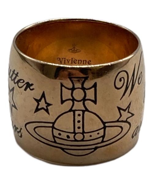 Vivienne Westwood（ヴィヴィアンウエストウッド）Vivienne Westwood (ヴィヴィアンウエストウッド) オーブオスカーリング ゴールド サイズ:14号の古着・服飾アイテム