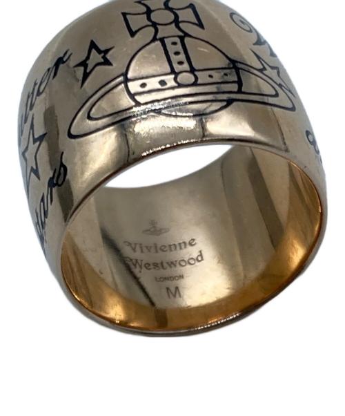 Vivienne Westwood（ヴィヴィアンウエストウッド）Vivienne Westwood (ヴィヴィアンウエストウッド) オーブオスカーリング ゴールド サイズ:14号の古着・服飾アイテム