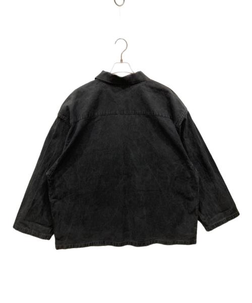 LE GLAZIK（ル グラジック）LE GLAZIK (ル グラジック) フィッシャーマンスモックプルオーバー ブラック サイズ:62の古着・服飾アイテム