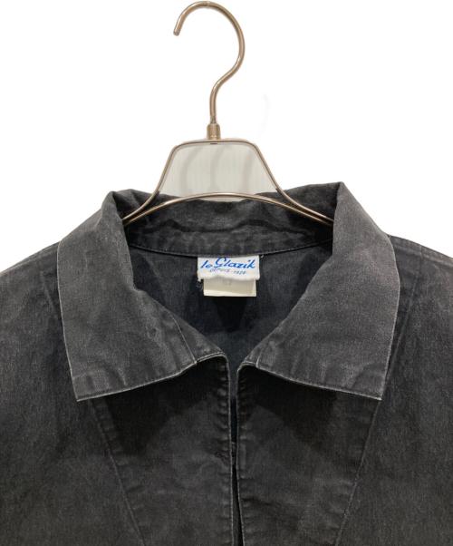 LE GLAZIK（ル グラジック）LE GLAZIK (ル グラジック) フィッシャーマンスモックプルオーバー ブラック サイズ:62の古着・服飾アイテム