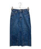 RED CARD×23区レッドカード×ニジュウサンク）の古着「デニムIラインスカート」｜インディゴ