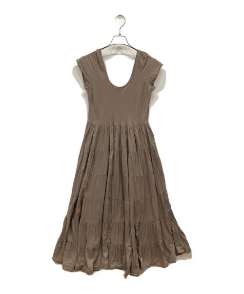 MARIHA（マリハ）MARIHA (マリハ) ティアードワンピース ベージュ サイズ:freeの古着・服飾アイテム