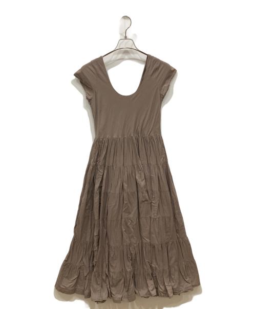MARIHA（マリハ）MARIHA (マリハ) ティアードワンピース ベージュ サイズ:freeの古着・服飾アイテム