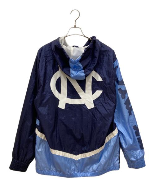 MITCHELL & NESS（ミッチェルアンドネス）MITCHELL & NESS (ミッチェルアンドネス) ノースカロライナ ターヒールズジャケット ブルー×ネイビー サイズ:XLの古着・服飾アイテム
