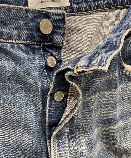 Ron Herman（ロンハーマン）Ron Herman (ロンハーマン) Aging Wide Fit DenimPants インディゴ サイズ:83.5cm (W33)の古着・服飾アイテム