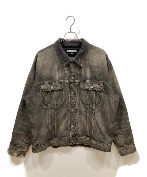 NEIGHBORHOOD（ネイバーフッド）NEIGHBORHOOD (ネイバーフッド) SAVAGE DENIM LINED JACKET ブラック サイズ:XLの古着・服飾アイテム