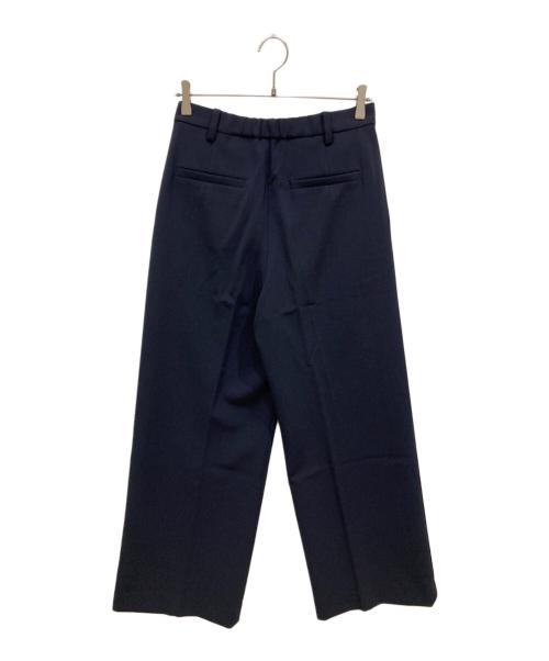 Spick and Span（スピック＆スパン）Spick and Span (スピックアンドスパン) ダブルクロスツータックパンツ ネイビー サイズ:40の古着・服飾アイテム