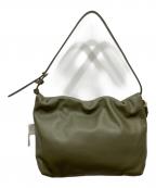 gemeilジェムイル）の古着「レザーワンハンドルバッグ」｜カーキ