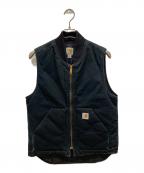 CarHarttカーハート）の古着「ダック地ワークベスト」｜ネイビー