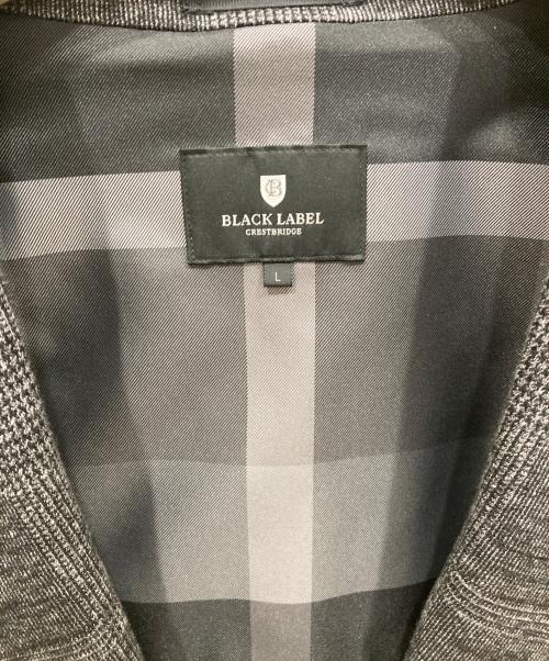BLACK LABEL CRESTBRIDGE（ブラックレーベル クレストブリッジ）BLACK LABEL CRESTBRIDGE (ブラックレーベル クレストブリッジ) テーラードジャケット グレー サイズ:Ⅼの古着・服飾アイテム