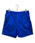 MONCLERモンクレール）の古着「ラインスイムショーツハーフパンツ」｜ブルー