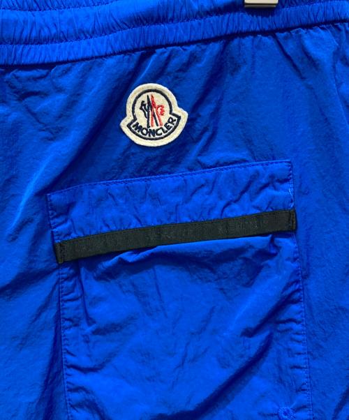 MONCLER（モンクレール）MONCLER (モンクレール) ラインスイムショーツハーフパンツ ブルー サイズ:50の古着・服飾アイテム
