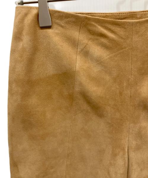 LOEWE（ロエベ）LOEWE (ロエベ) スウェードレザーパンツ ベージュ サイズ:38の古着・服飾アイテム