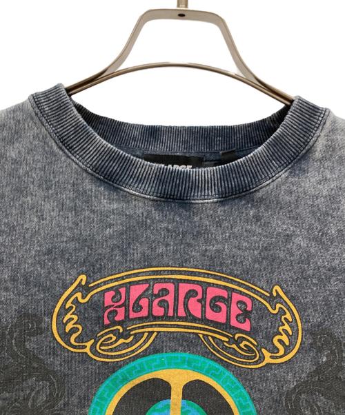 X-LARGE（エクストララージ）X-LARGE (エクストララージ) OVERDYED CREST CREWNECK ブラック サイズ:SIZE Sの古着・服飾アイテム