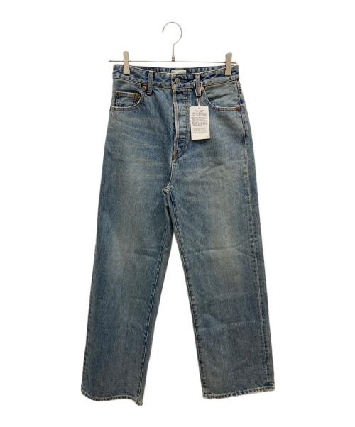 UNGRID（アングリッド）Ungrid (アングリッド) ハイウエストルーズストレートデニムパンツ インディゴ サイズ:25 未使用品の古着・服飾アイテム