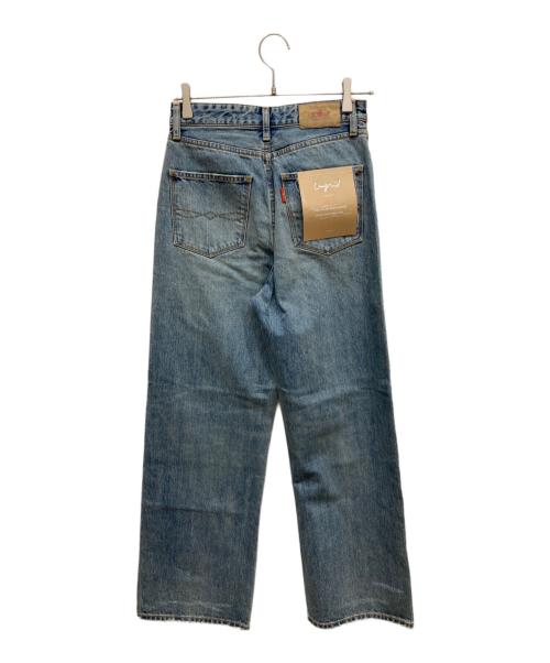 UNGRID（アングリッド）Ungrid (アングリッド) ハイウエストルーズストレートデニムパンツ インディゴ サイズ:25 未使用品の古着・服飾アイテム