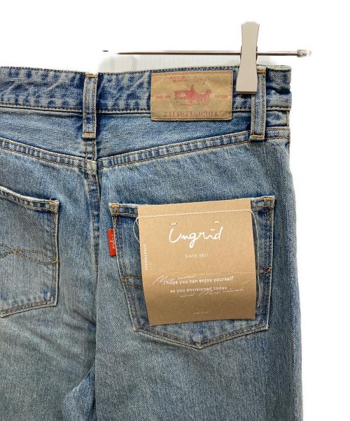 UNGRID（アングリッド）Ungrid (アングリッド) ハイウエストルーズストレートデニムパンツ インディゴ サイズ:25 未使用品の古着・服飾アイテム