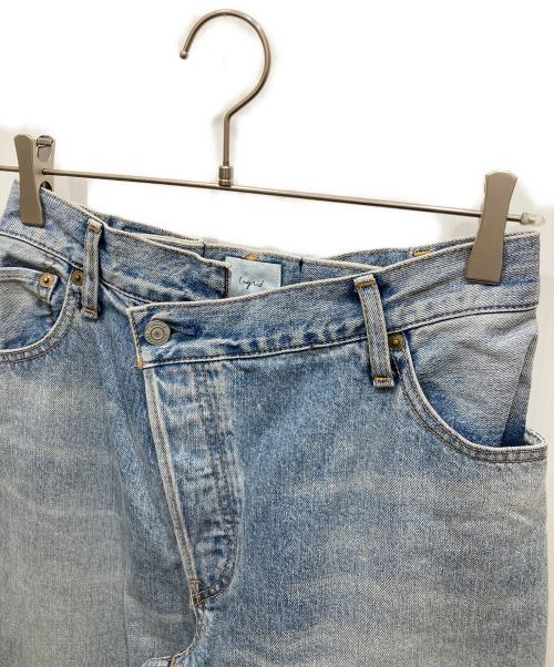 UNGRID（アングリッド）Ungrid (アングリッド) リメイクデザインルーズデニムパンツ インディゴ サイズ:25の古着・服飾アイテム