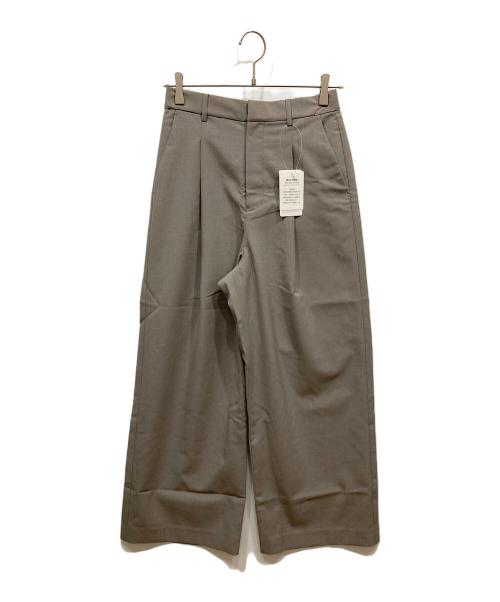 JOURNAL STANDARD relume（ジャーナルスタンダード レリューム）JOURNAL STANDARD relume (ジャーナルスタンダード レリューム) クリスピータックワイドパンツ ベージュ サイズ:38 未使用品の古着・服飾アイテム