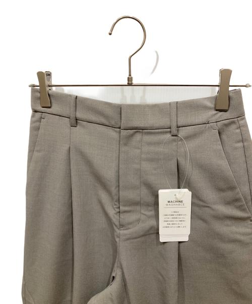 JOURNAL STANDARD relume（ジャーナルスタンダード レリューム）JOURNAL STANDARD relume (ジャーナルスタンダード レリューム) クリスピータックワイドパンツ ベージュ サイズ:38 未使用品の古着・服飾アイテム