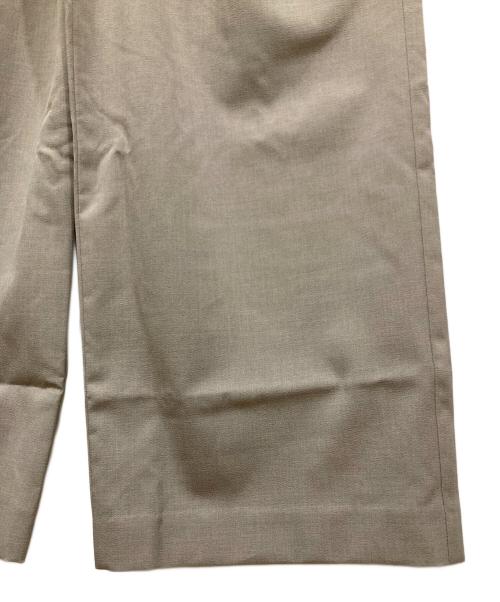 JOURNAL STANDARD relume（ジャーナルスタンダード レリューム）JOURNAL STANDARD relume (ジャーナルスタンダード レリューム) クリスピータックワイドパンツ ベージュ サイズ:38 未使用品の古着・服飾アイテム