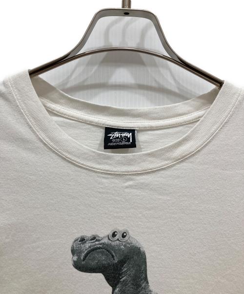 stussy（ステューシー）stussy (ステューシー) BIG & MEATY PIG DYED TEE ホワイト サイズ:SIZE Lの古着・服飾アイテム