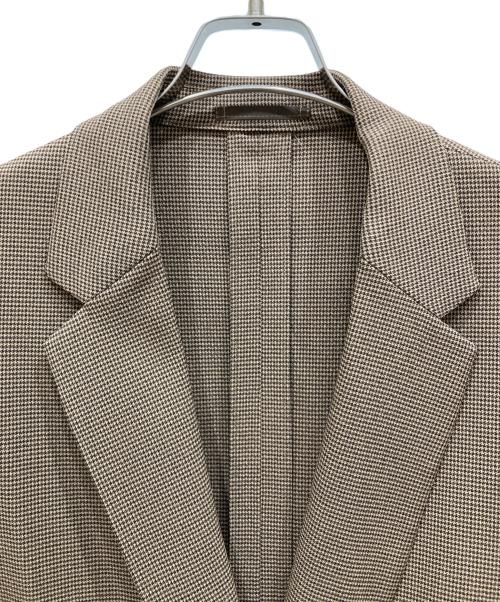 JOURNAL STANDARD relume（ジャーナルスタンダード レリューム）JOURNAL STANDARD relume (ジャーナルスタンダード レリューム) ガングラブチェックセットアップジャケット ブラウン サイズ:Ⅿの古着・服飾アイテム