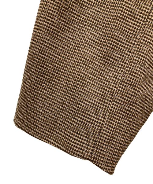 JOURNAL STANDARD relume（ジャーナルスタンダード レリューム）JOURNAL STANDARD relume (ジャーナルスタンダード レリューム) ガングラブチェックセットアップジャケット ブラウン サイズ:Ⅿの古着・服飾アイテム