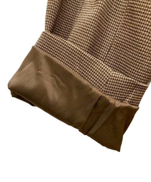 JOURNAL STANDARD relume（ジャーナルスタンダード レリューム）JOURNAL STANDARD relume (ジャーナルスタンダード レリューム) ガングラブチェックセットアップジャケット ブラウン サイズ:Ⅿの古着・服飾アイテム