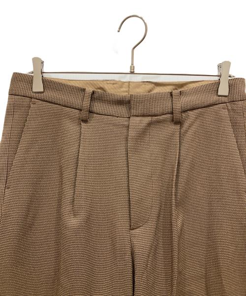 JOURNAL STANDARD relume（ジャーナルスタンダード レリューム）JOURNAL STANDARD relume (ジャーナルスタンダード レリューム) ガングラブチェックセットアップジャケット ブラウン サイズ:Ⅿの古着・服飾アイテム