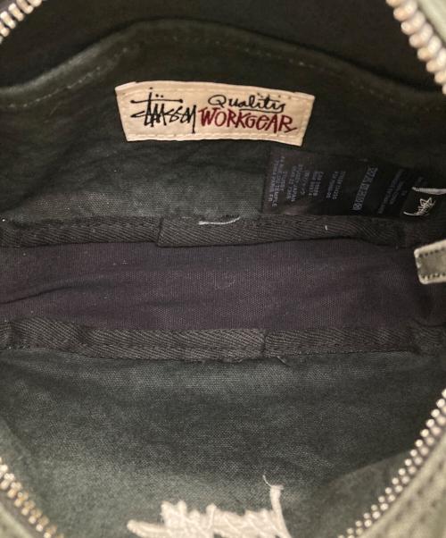stussy（ステューシー）stussy (ステューシー) Canvas Side pouch ブラックの古着・服飾アイテム