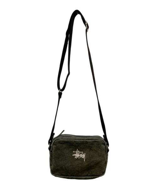 stussy（ステューシー）stussy (ステューシー) Canvas Side pouch ブラックの古着・服飾アイテム