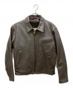 Schottショット）の古着「ボアライナー付きシングルジャケット」｜ブラウン