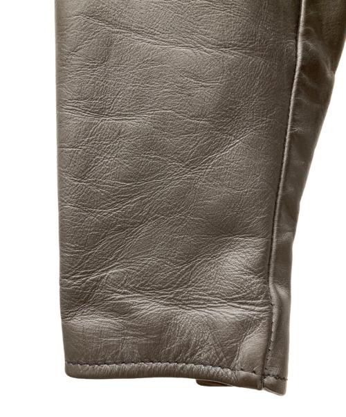 Schott（ショット）Schott (ショット) ボアライナー付きシングルジャケット ブラウン サイズ:SIZE 42の古着・服飾アイテム