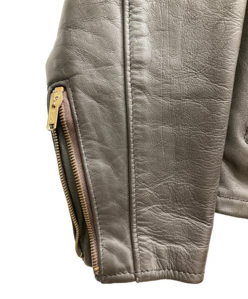 Schott（ショット）Schott (ショット) ボアライナー付きシングルジャケット ブラウン サイズ:SIZE 42の古着・服飾アイテム