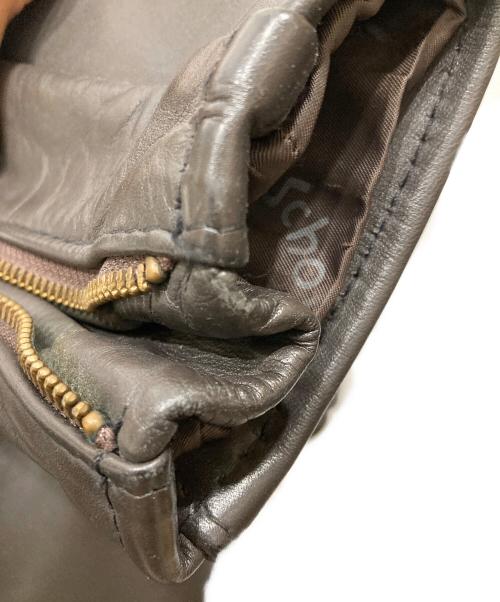 Schott（ショット）Schott (ショット) ボアライナー付きシングルジャケット ブラウン サイズ:SIZE 42の古着・服飾アイテム